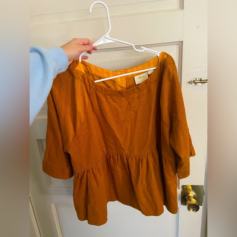 Maeve Anthropologie Corduroy Top